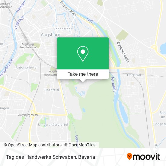 Tag des Handwerks Schwaben map