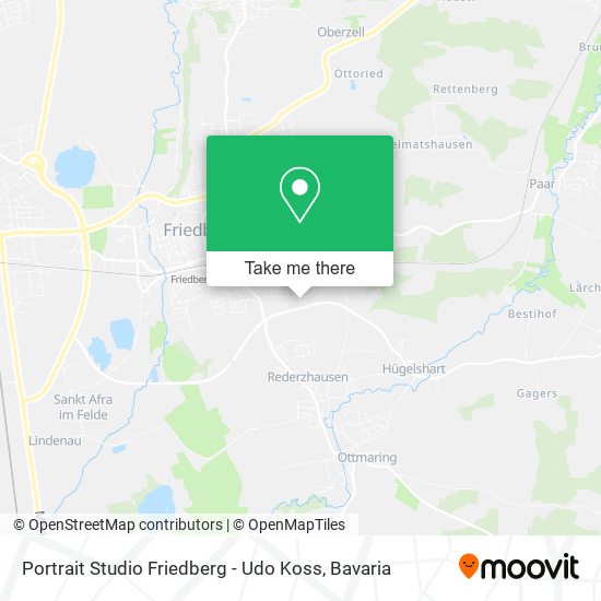 Portrait Studio Friedberg - Udo Koss map