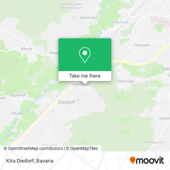 Kita Diedorf map