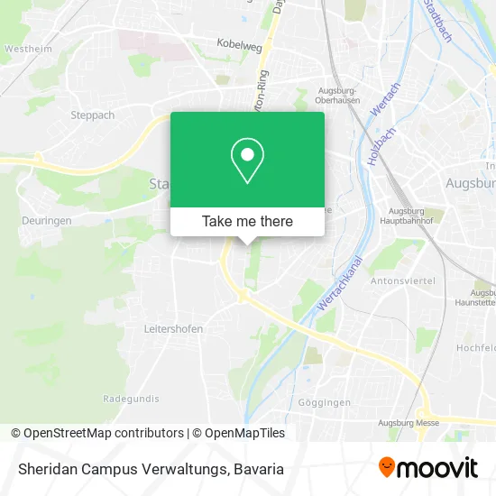 Карта Sheridan Campus Verwaltungs