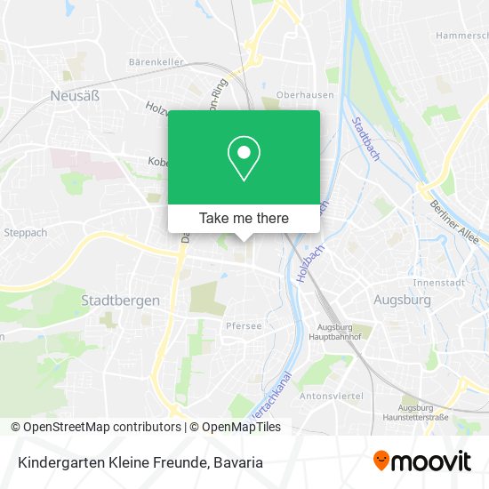 Kindergarten Kleine Freunde map