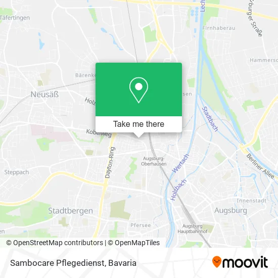 Карта Sambocare Pflegedienst