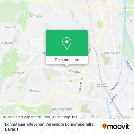 Lohnsteuerhilfeverein Vereinigte Lohnsteuerhilfe map