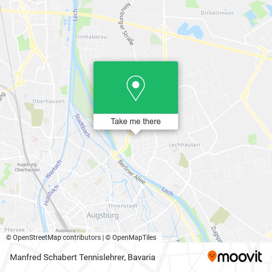 Manfred Schabert Tennislehrer map