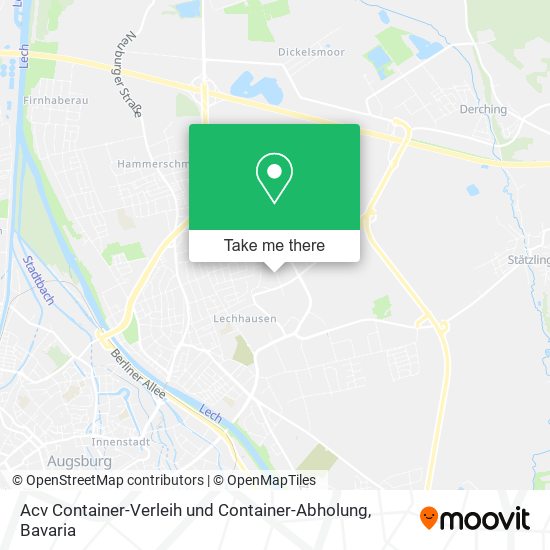 Acv Container-Verleih und Container-Abholung map