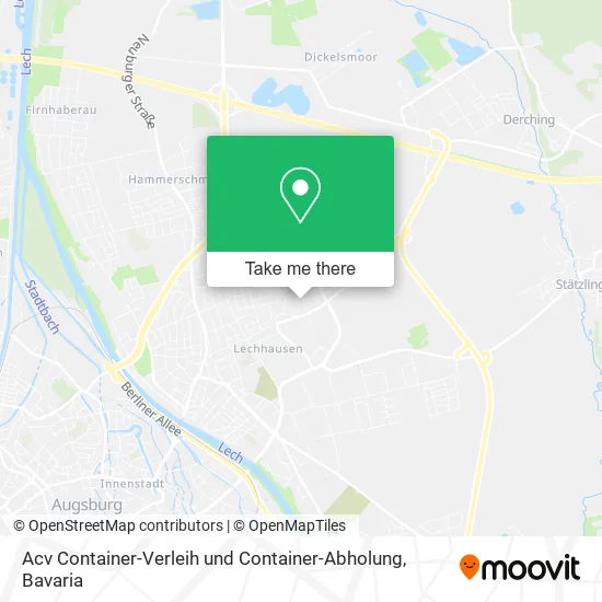 Карта Acv Container-Verleih und Container-Abholung