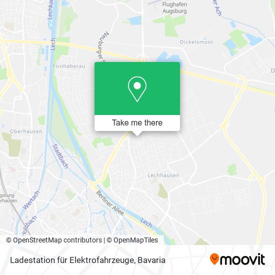 Ladestation für Elektrofahrzeuge map