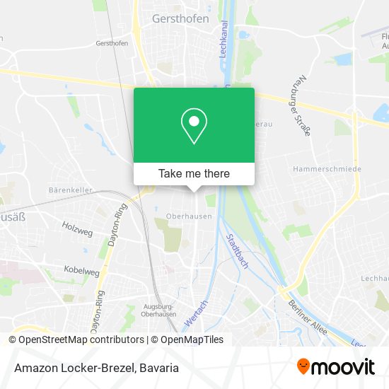 Карта Amazon Locker-Brezel