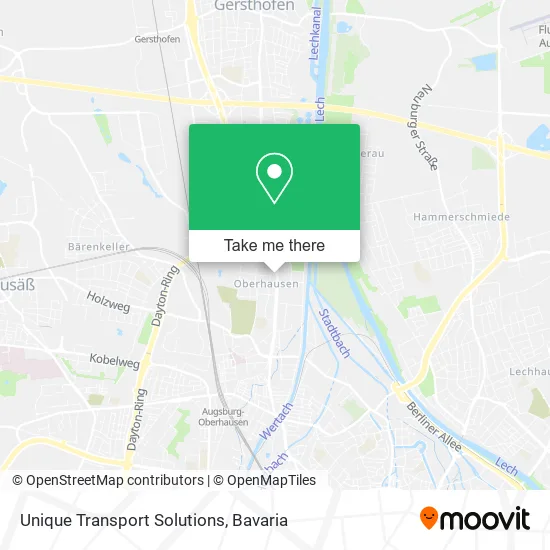 Карта Unique Transport Solutions