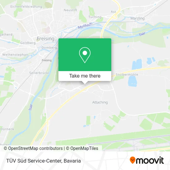 Карта TÜV Süd Service-Center