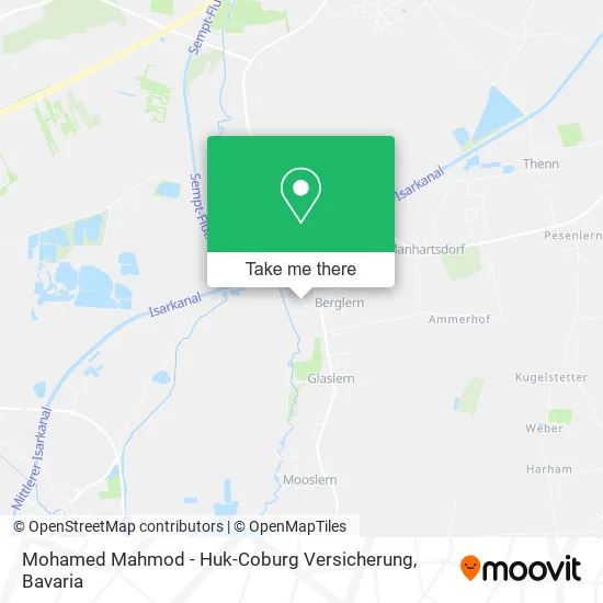 Карта Mohamed Mahmod - Huk-Coburg Versicherung