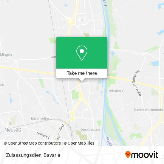 Карта Zulassungsdien