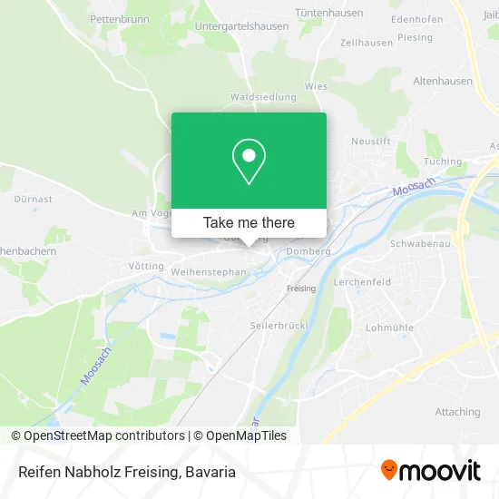 Карта Reifen Nabholz Freising