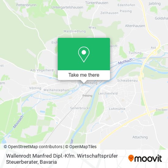Wallenrodt Manfred Dipl.-Kfm. Wirtschaftsprüfer Steuerberater map