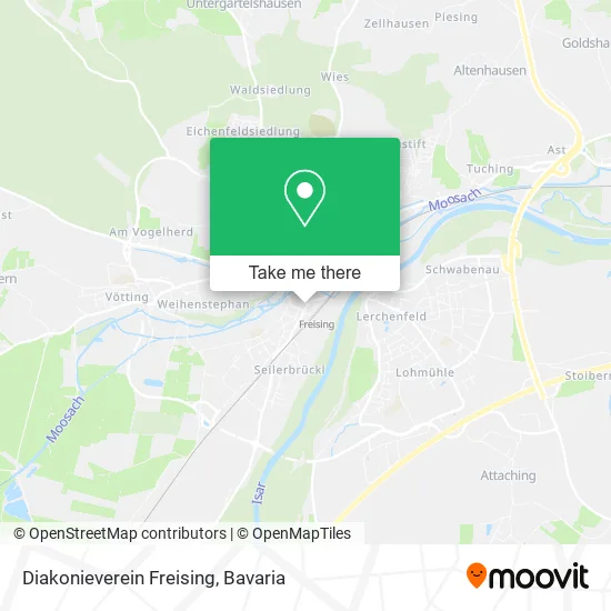 Карта Diakonieverein Freising