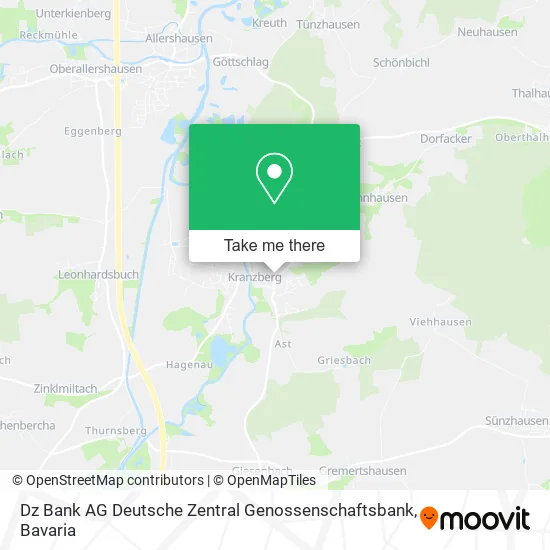 Карта Dz Bank AG Deutsche Zentral Genossenschaftsbank
