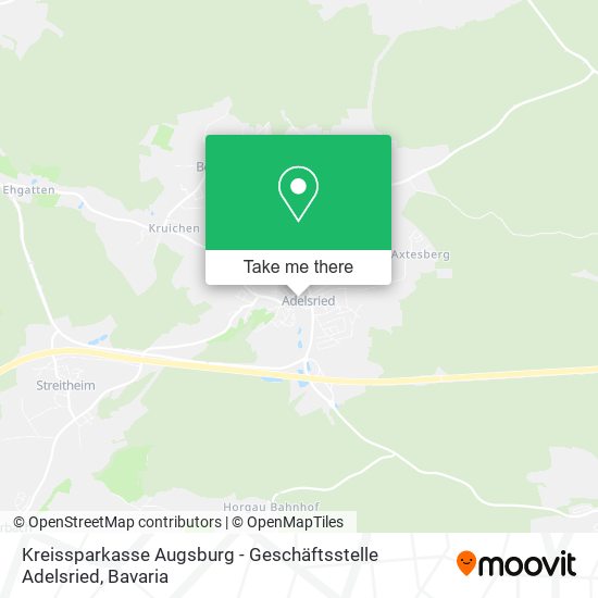 Kreissparkasse Augsburg - Geschäftsstelle Adelsried map