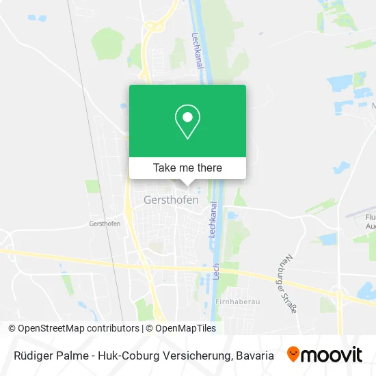 Карта Rüdiger Palme - Huk-Coburg Versicherung