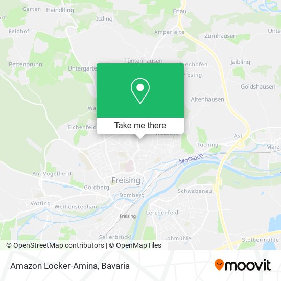 Amazon Locker-Amina map