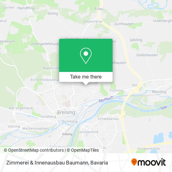 Zimmerei & Innenausbau Baumann map