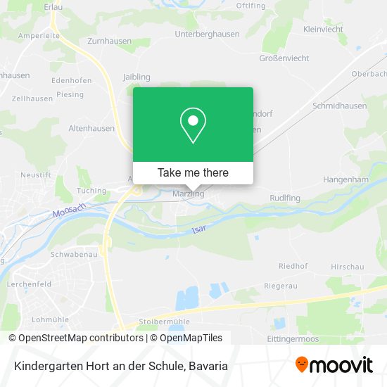 Kindergarten Hort an der Schule map