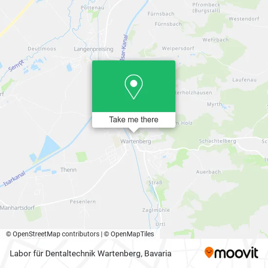 Карта Labor für Dentaltechnik Wartenberg