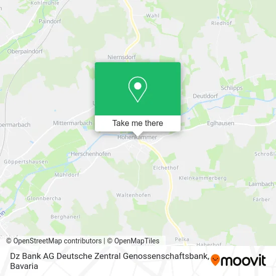 Карта Dz Bank AG Deutsche Zentral Genossenschaftsbank