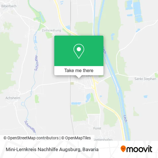 Карта Mini-Lernkreis Nachhilfe Augsburg