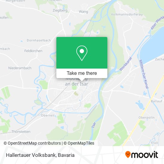 Hallertauer Volksbank map