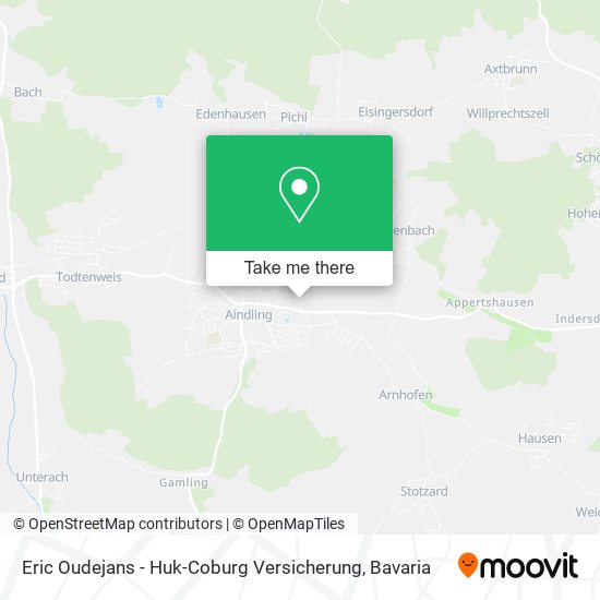 Eric Oudejans - Huk-Coburg Versicherung map