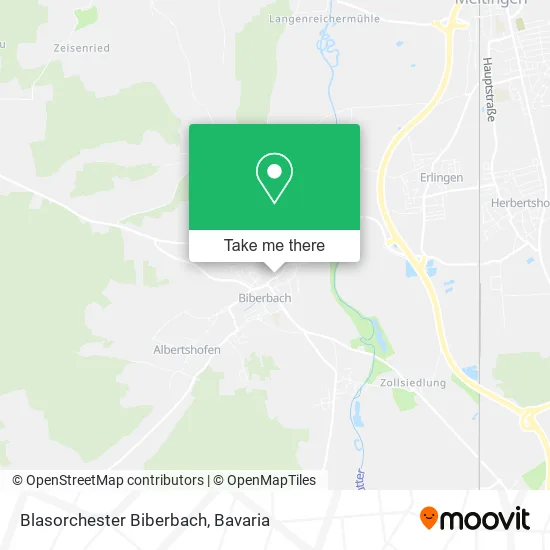 Карта Blasorchester Biberbach