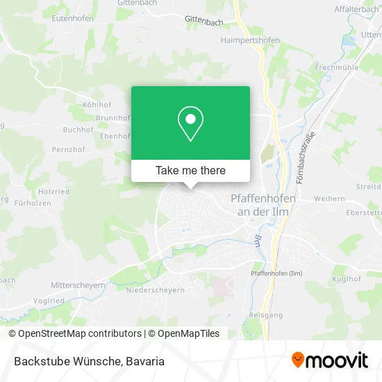 Карта Backstube Wünsche