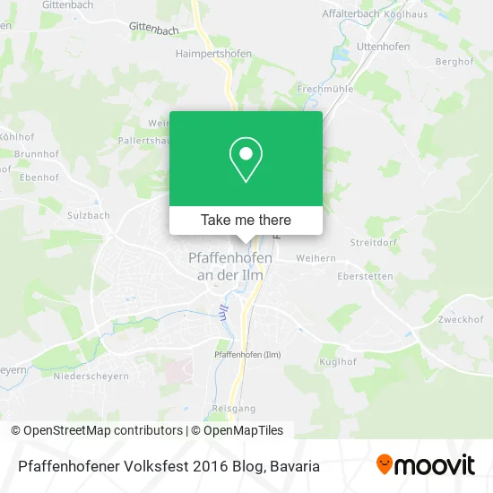 Карта Pfaffenhofener Volksfest 2016 Blog