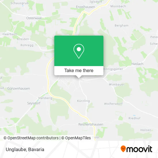 Карта Unglaube