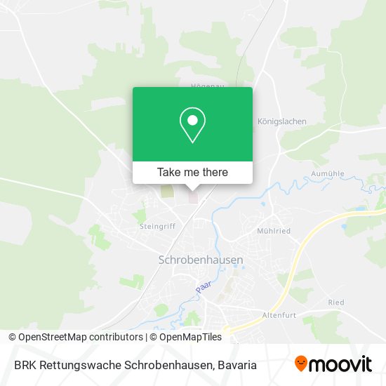 BRK Rettungswache Schrobenhausen map