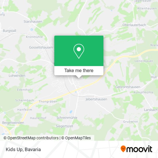 Kids Up map