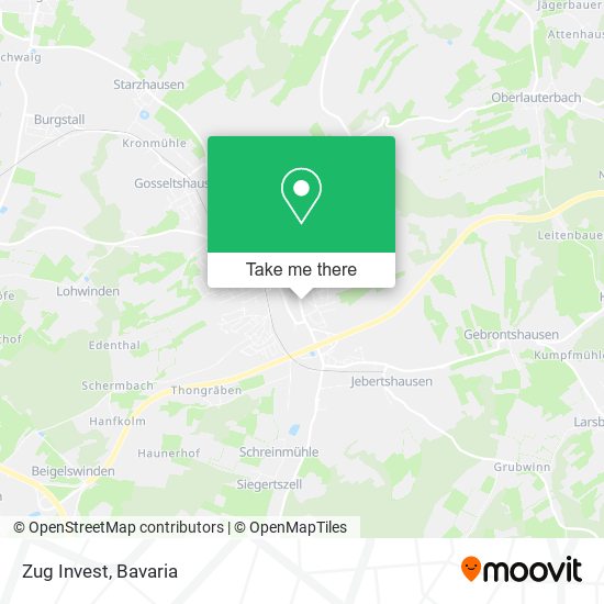 Zug Invest map