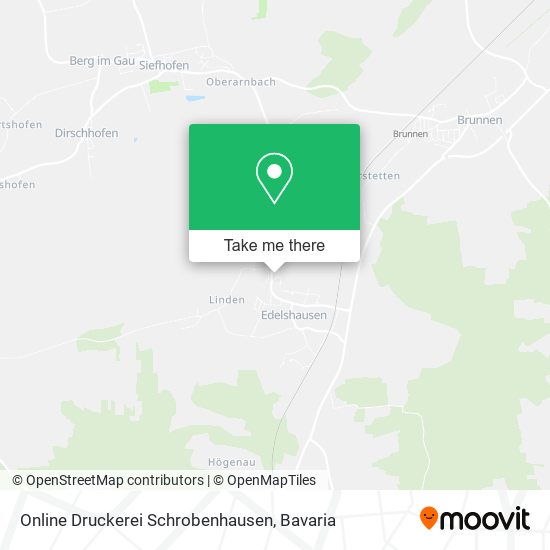 Online Druckerei Schrobenhausen map