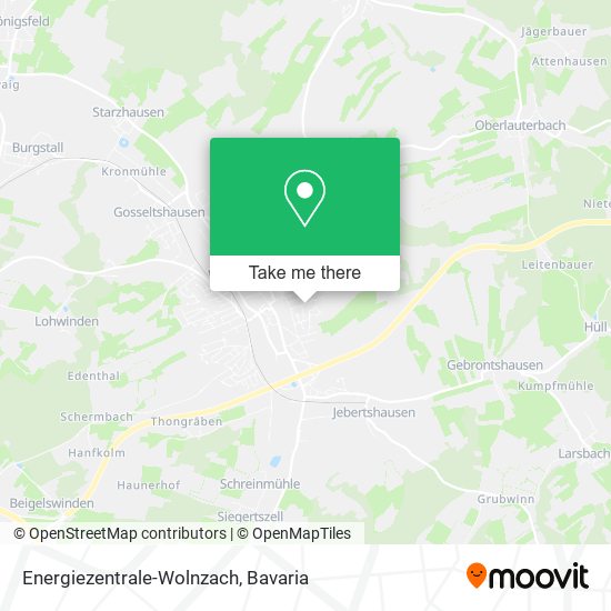 Energiezentrale-Wolnzach map