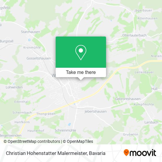 Christian Hohenstatter Malermeister map