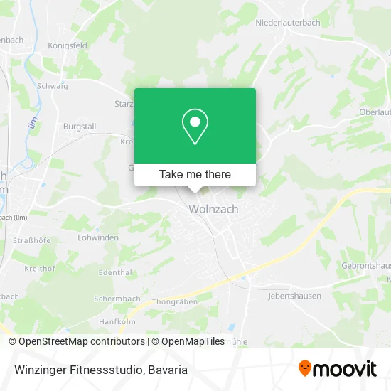 Карта Winzinger Fitnessstudio