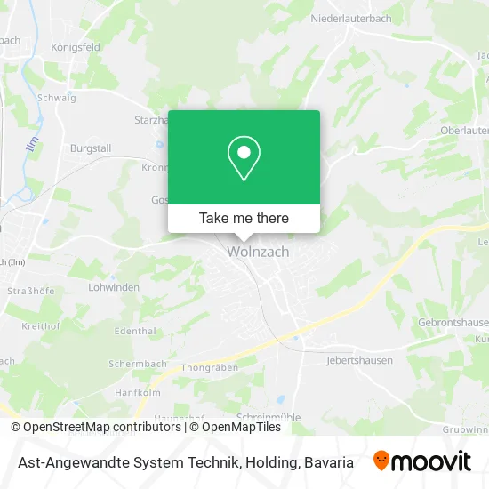 Карта Ast-Angewandte System Technik, Holding