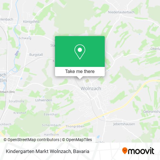 Kindergarten Markt Wolnzach map