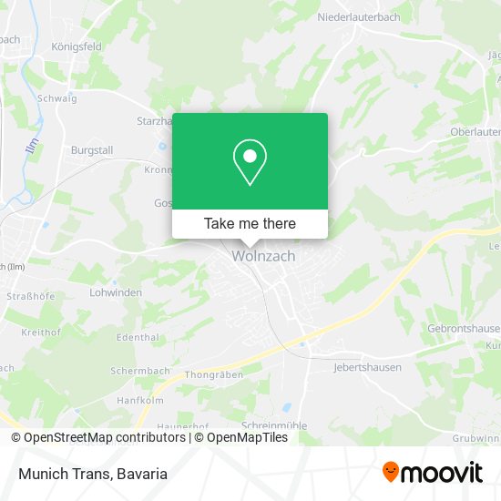Карта Munich Trans