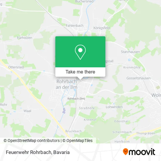 Feuerwehr Rohrbach map