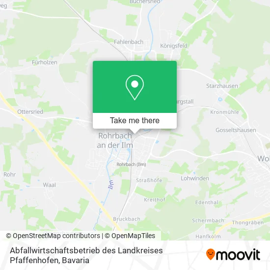 Abfallwirtschaftsbetrieb des Landkreises Pfaffenhofen map
