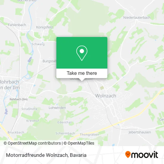 Карта Motorradfreunde Wolnzach