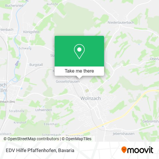 EDV Hilfe Pfaffenhofen map