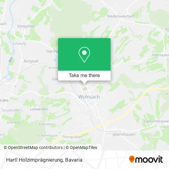 Карта Hartl Holzimprägnierung