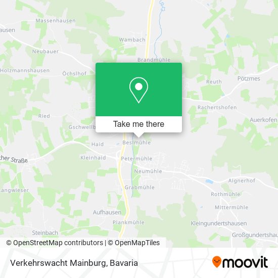 Verkehrswacht Mainburg map